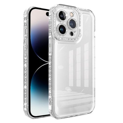 Coque Silicone Antichoc Transparente Strass Pour Apple Iphone 12 Pro Little Boutik®