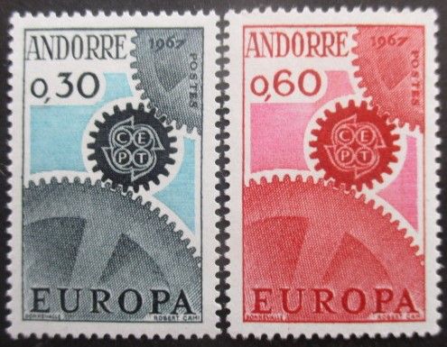 Andorre Francais N°179 Et 180 Europa Neuf **