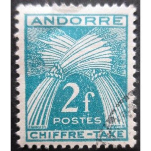 Andorre Francais Taxe N°26 Oblitéré