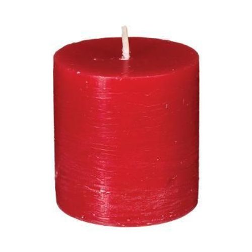 Bougie Votive Rustic Rouge