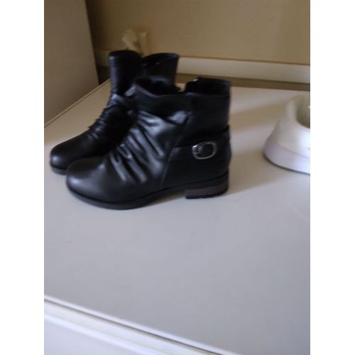 Bottines Femmes En Cuir - 36