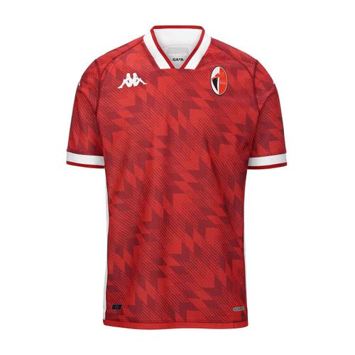 Maillot Kombat Away Ssc Bari Football Homme Rouge Blanc