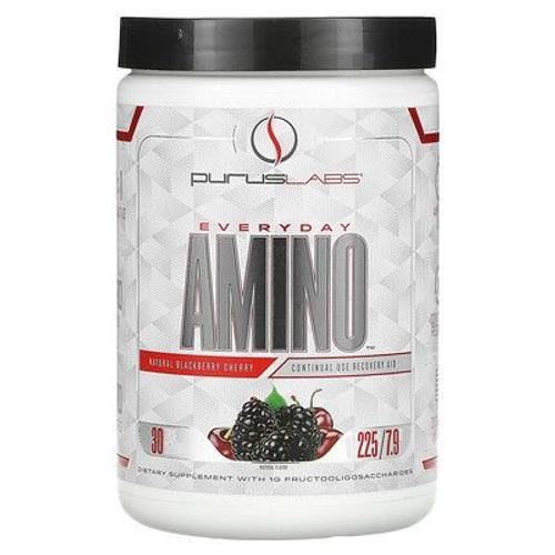 Purus Labs Everyday Amino, Mûre Et Cerise Naturelle, 225 G 