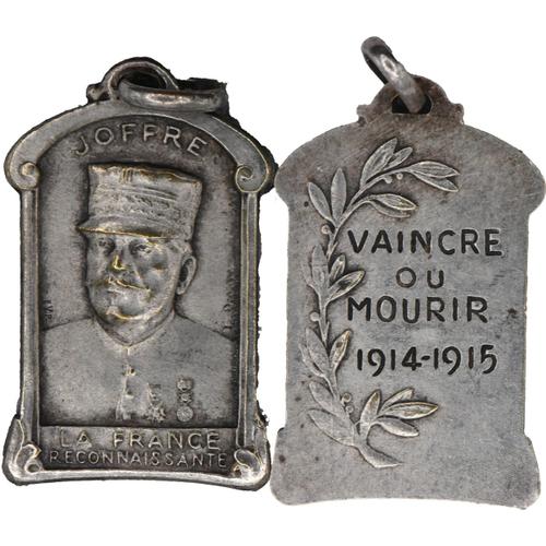France - Médaille - Joffre - Vaincre Ou Mourir - 1914-1915 - 18-189