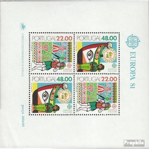 Portugal Bloc 32 (Édition Complète) Oblitéré 1981 Folklore
