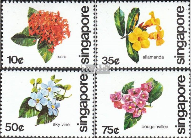 Singapour 369-372 Neuf 1980 Fleurs