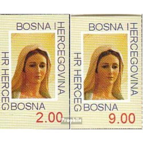 Bosnie - Kroat. Post Mostar 30-31 (Édition Complète) Neuf 1996 Marienstatue