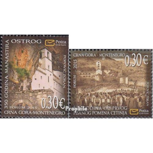 Monténégro 368,371 (Complète Edition) Neuf Avec Gomme Originale 2015 Monastère Ostrog, Cetinje