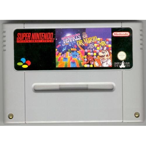 Tetris And Dr Mario Super Nintendo