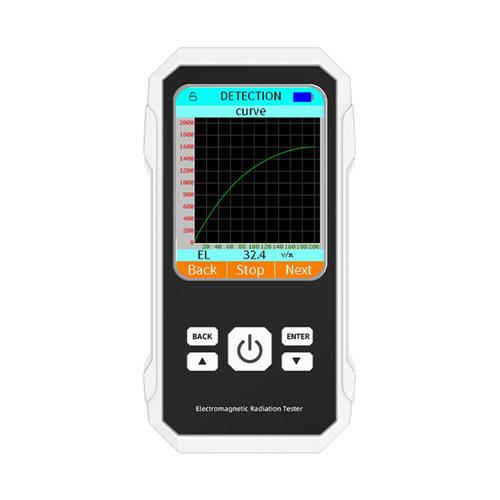 Détecteur De Rayonnement Électromagnétique Numérique Champ Électrique Testeur D'intensité De Champ Magnétique Emf Mètre -Er2 Blanc