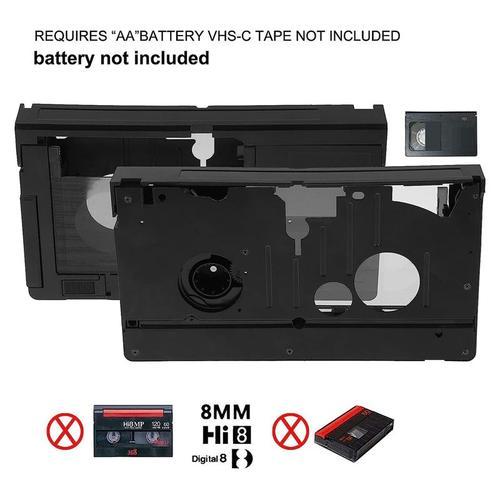 Adaptateur Cassette -C pour CaméScopes -C SVHS RCA Adaptateur Cassette Motorisé Pas pour 8mm/MiniDV/Hi8