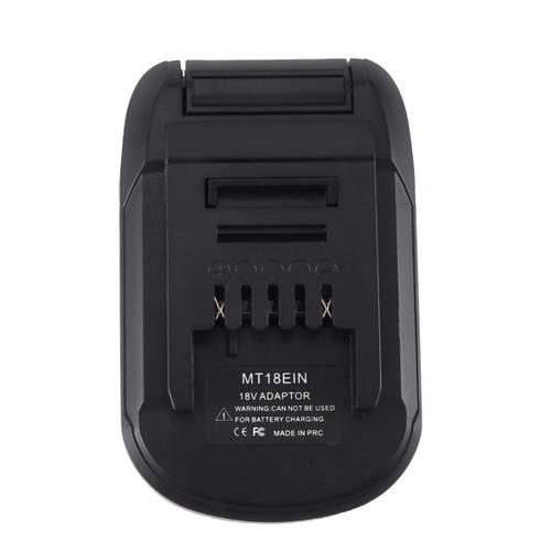 Mt18ein Batterie Convertisseur Adaptateur Chargeur Pour 18v Li-Ion Batterie Bl1830 Bl1850 Bl1860 Pour Lithium Tool