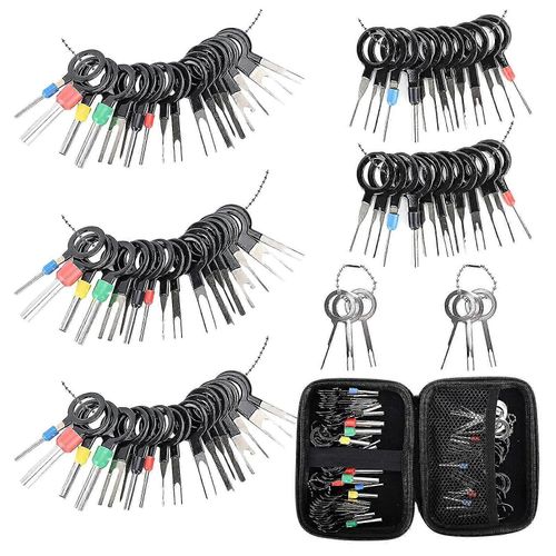 82pcs Terminal Removal Tool Kit pinglage Key Tool Set Pour Les Appareils Mnagers De Voiture, Outil Avec Sac