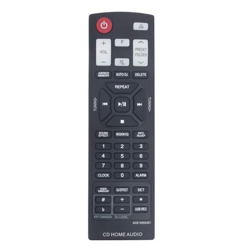 Akb74955301 Télécommande De Remplacement Pour Lg Mini Chaîne Hi-Fi Cm9960 Cms9960f Cm9760 Cms9760f Cm8360 Om4560 Om7560