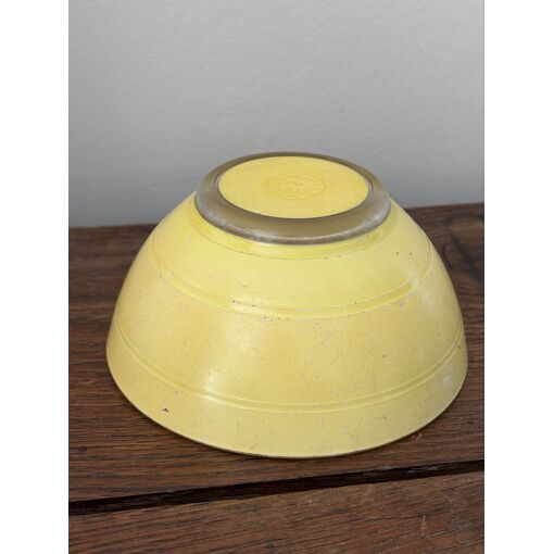 Vintage Bol Duralex En Verre Jaune