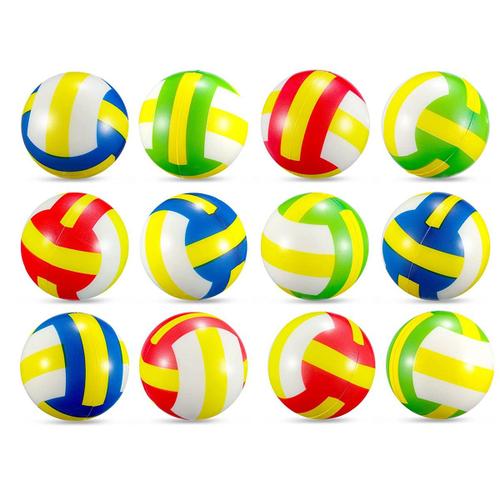 12 Pcs Mini Volleyball Balles Anti-Stress Mousse Sport Soulagement Balle Anti-Stress Doux Volleyball Balle Cadeau De Remplissage