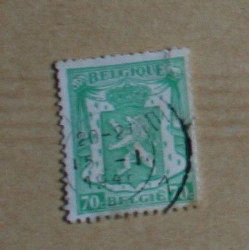 Timbre Oblitéré : Belgique
