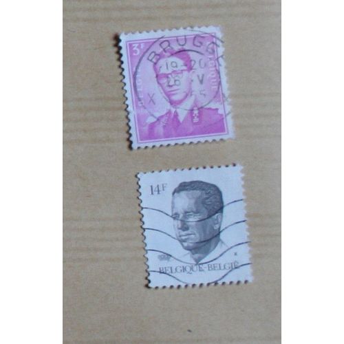 2  Timbres Oblitérés : Belgique