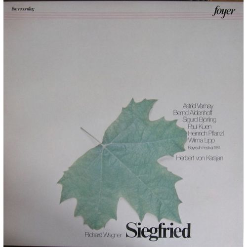 Siegfried.Karajan.Varnay.Aldenhoff.Bjorling.Festival Bayreuth 1951.Live