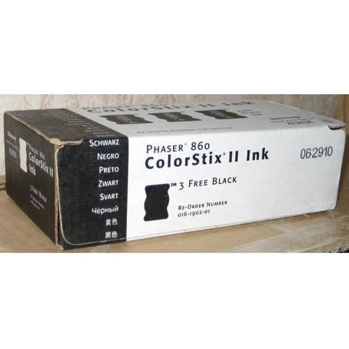 Xerox ColorStix - Cartouche d'impression - 3 x noir - pour Phaser 850, 850DP, 850DX, 850N