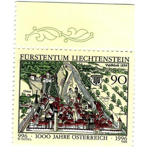 1000 An Autriche - Dans Enveloppe D'origine De Vaduz