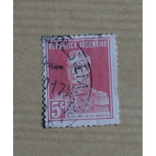 Timbre Oblitéré : Argentine