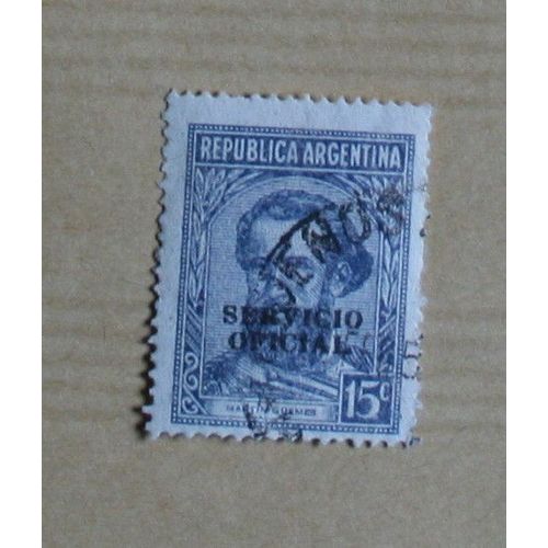Timbre Oblitéré : Argentine