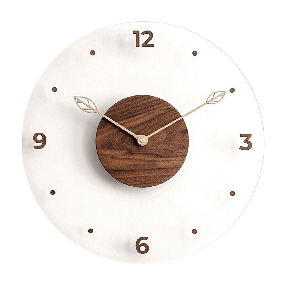 12 Pouces Maison Salon DCoration Bois Horloge Murale Design...