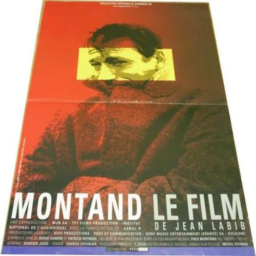 Affiche De Cinéma Montand Le Film De Jean Labib Format 40 X 60 Cm