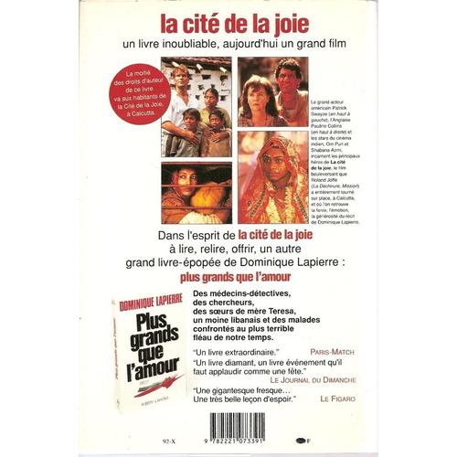  La Cité de la joie - Lapierre, Dominique - Livres