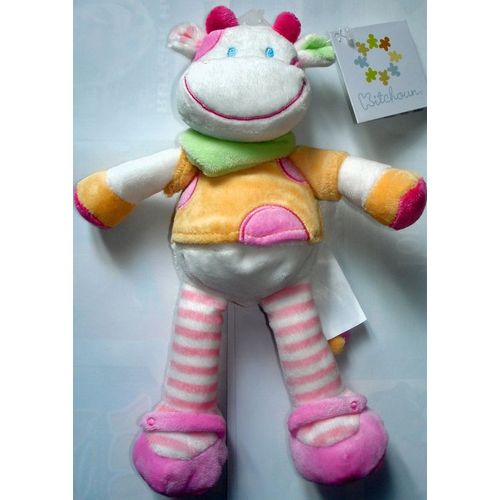 Doudou Vache T-Shirt Jaune Nicotoy Pour Kitchoun/Kiabi