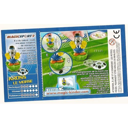 Kinder Magic Sport 2 Koss Le Morse (Collection 2008) Tt 131