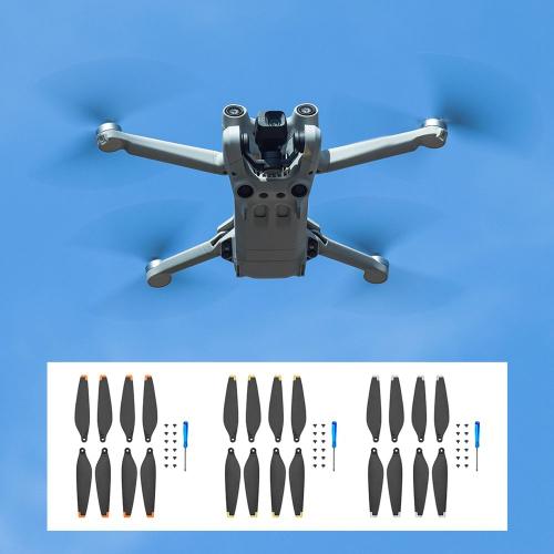 2 Paires D'hélices De Remplacement Pour Mini 3 Pro Drone Légers Accessoires Ventilateurs D'aile De Lame Accessoire De Rechange, Bord Doré-Générique