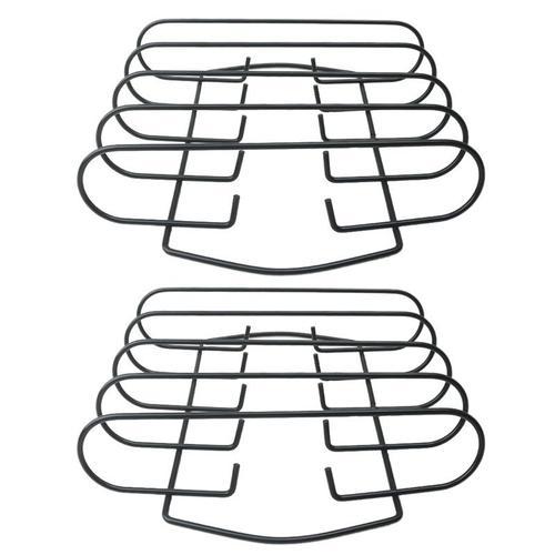 Grille pour CôTes LevéEs Grille pour CôTes de Porc Grille AntiadhéSive pour CôTes LevéEs BBQ pour Griller et Faire un Barbecue (2 Paquets de Grilles)