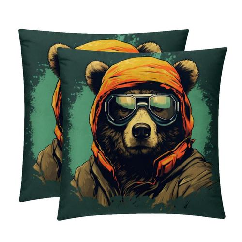 Soft And Comfortable Plush Pillow Covers - Holiday Bear Decoration Or Gift Giving172 8ae809