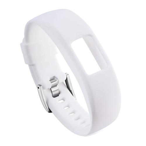 Bracelet En Silicone Pour Bracelet De Remplacement Vivofit 4 Bracelets De Montre Pour Bracelet Vivofit4 Blanc