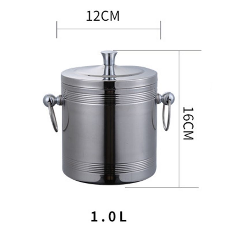Barre De Seau  Glace D'isolation De Seau  Glace Double Cou... - 5