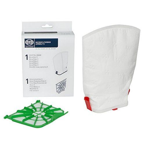 8322ER mikrofilterbox e pour sebo airbelt e modles inclus: 1 filtre hospital grade filtre e) et 1 filtre e/s, classe de filtration