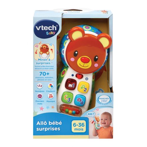 Vtech Baby Allo Bebe Surprises Brun