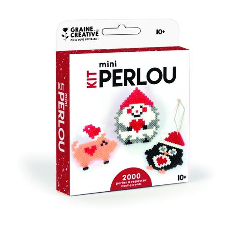 Kit Mini Perlou 2000 Perles - Animaux Noel