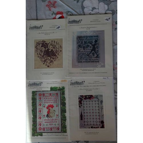 Lot De 4 Grilles À Broder