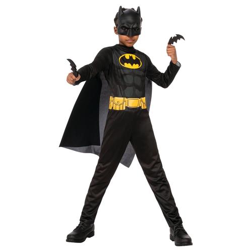 Warner Bros Panoplie Batman Déguisement + Batarangs - Taille S