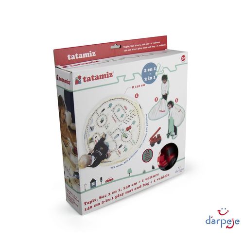 D'arpeje Tatamiz - Sac/Tapis De Jeu 2 En 1 -140 Cm + 1 Voiture