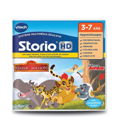 Vtech Jeu Hd Storio - La Garde Du Roi Lion
