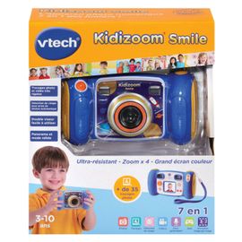 Vtech Kidizoom Smile Bleu - Appareil Photo Pour Enfants