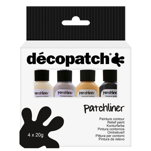 Decopatch Lot De 4 Patchlirs - Basique