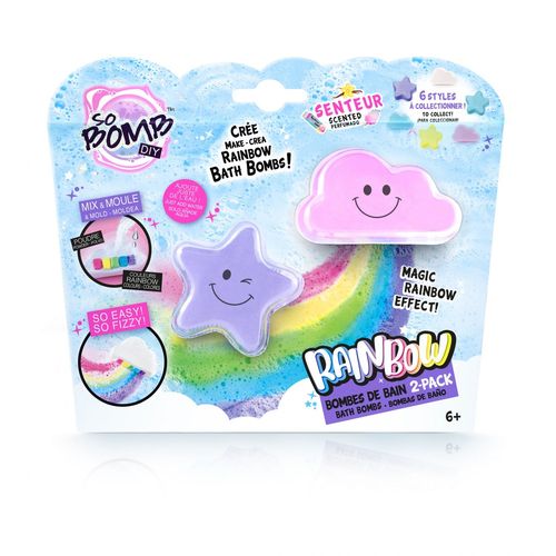 So Bomb Diy Kit Bombes De Bain Rainbow - 2 Packs