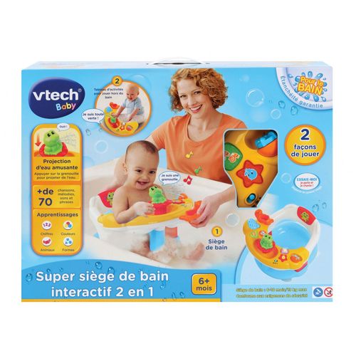 Vtech Baby Super Siege De Bain Interactif 2 En 1