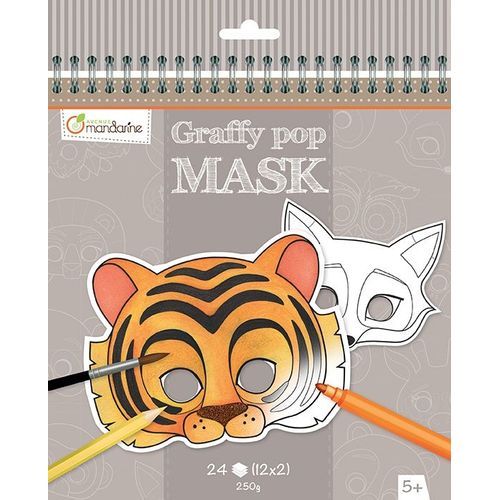 Avenue Mandari Graffy Pop Mask, Animaux