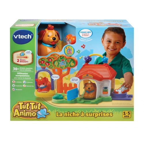 Vtech Tut Tut Animo - La Niche À Surprises (+ Filou Le Chien Cache-Tout)